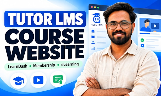 build a wordpress lms website with tutor lms or learndash