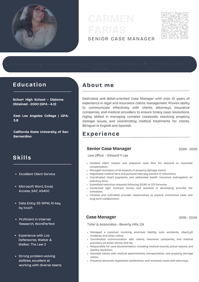 revamp your resume, CV, or linkedin profile professionally