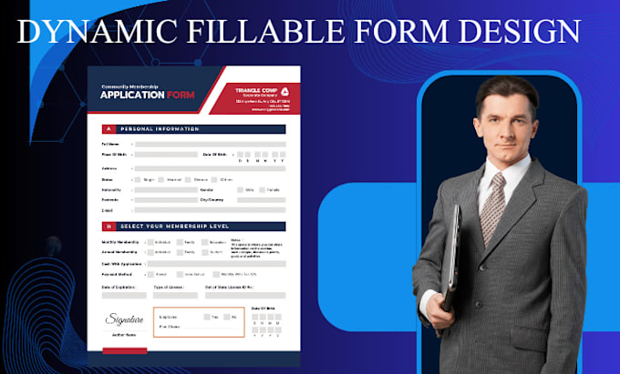 convert and design your pdf into fillable dynamic form