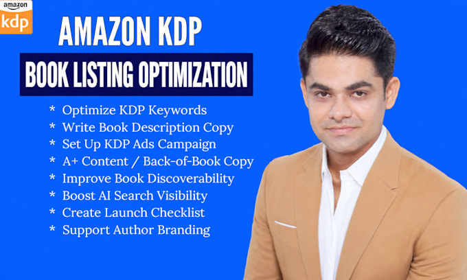 optimize and promote your book listing for amazon KDP