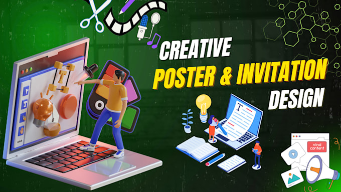 design eye catching party invitations and event graphics