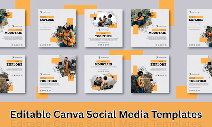 design editable canva templates for instagram and facebook posts, ads
