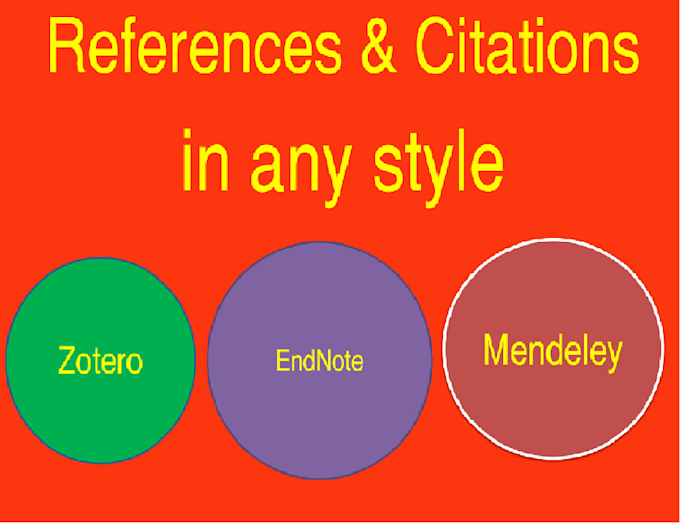 format references list of research article or thesis with zotero or endnote