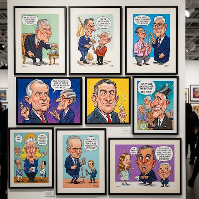 create political and editorial cartoons