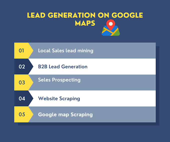 do google map scraping with your target