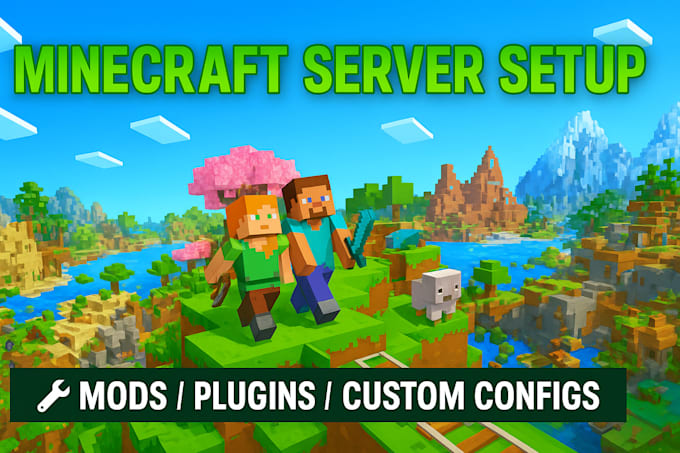 setup and configure minecraft server with plugins and mods