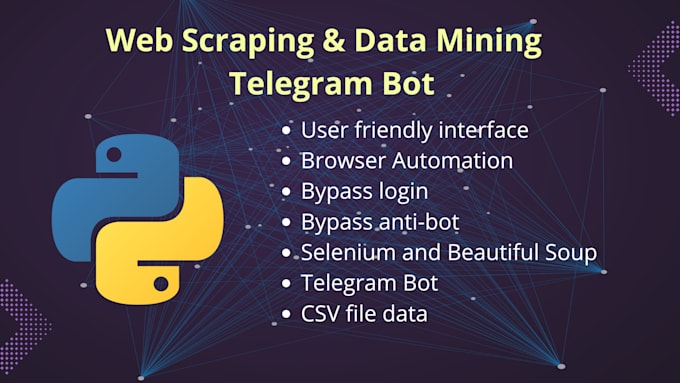 do perfect python web scraping and data mining from any web