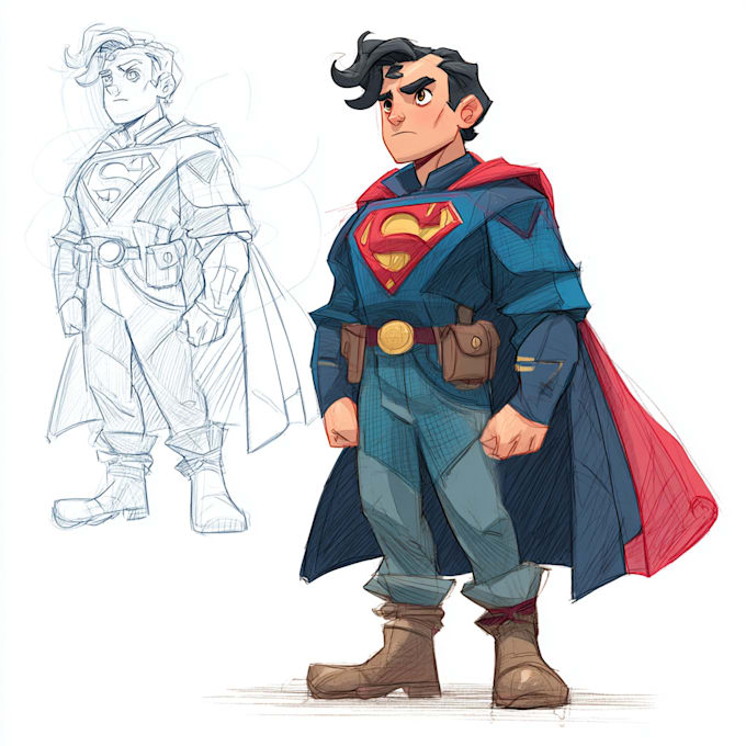 draw comic book cover
