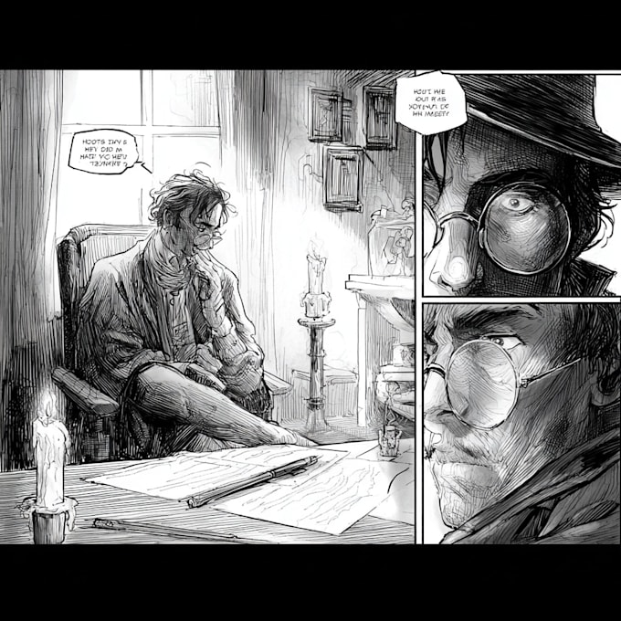 draw a comic page for you