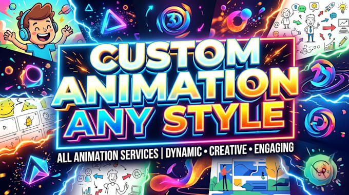 create custom animation for your idea in any style