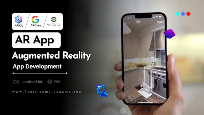 develop ar app augmented reality apps using unity, webar, arkit and arcore