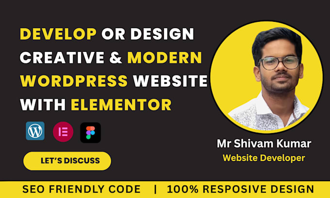 develop and design a creative wordpress website