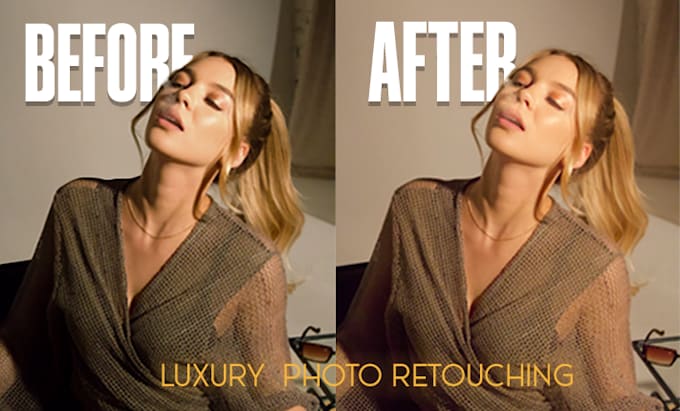 do luxury editorial level retouching