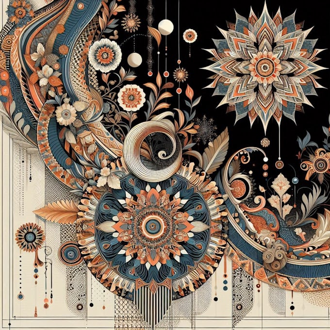 create unique textile prints and fashion fabric designs