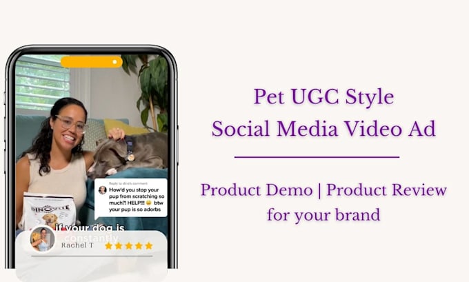 create high converting pet ugc video ads featuring your brand or product