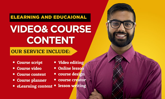 Create elearning explainers video course, script writing, slides design ...