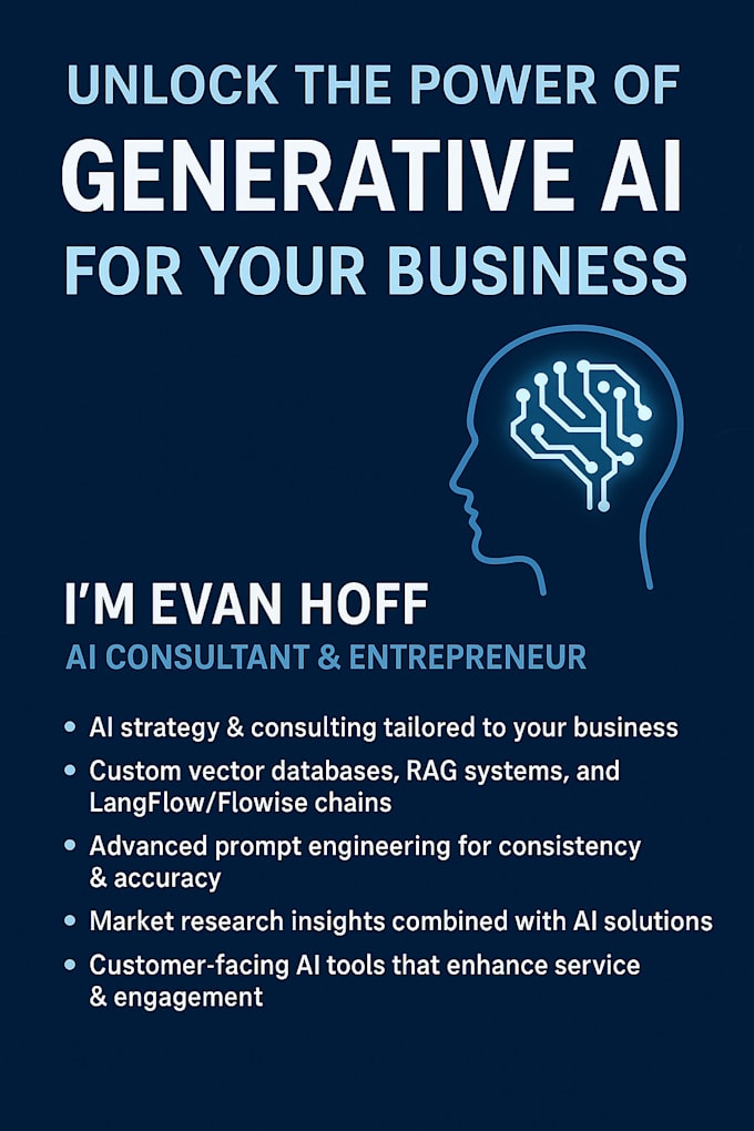 Unlock the power of generative ai for your business by Evan_hoff35 | Fiverr