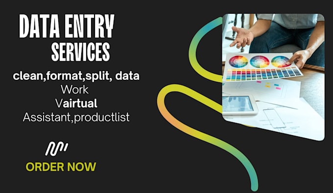 clean,format,split, data work,vairtual assistant,productlist