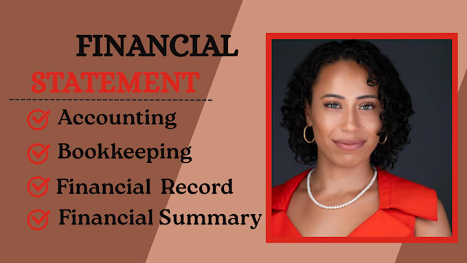 prepare p and l statement and financial summary report in 24 hours