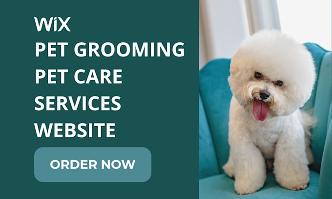 do wix pet grooming pet services website