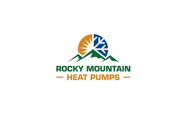design environmentally heating cooling company logo
