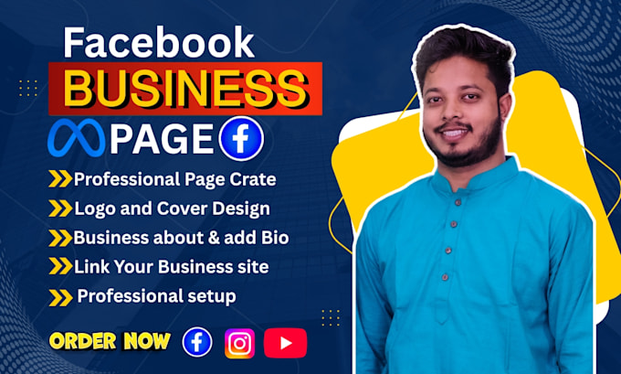 create and setup professional facebook business page