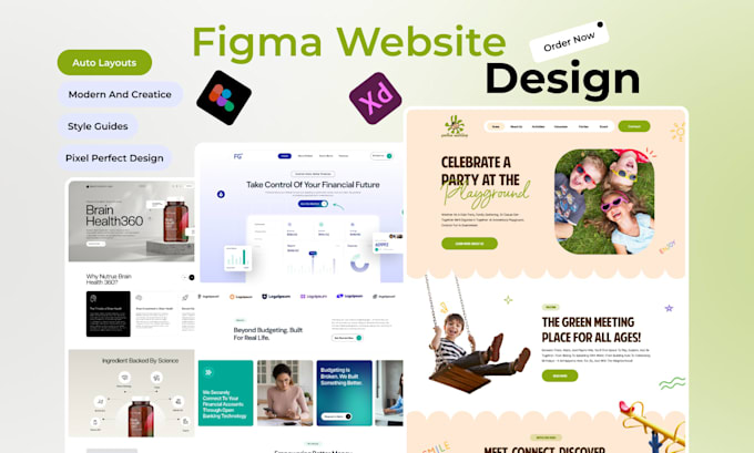 do figma design,figma website design,website ui ux
