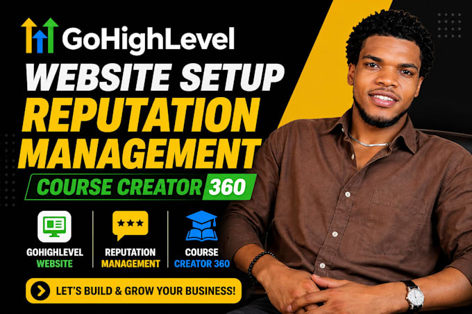 setup gohighlevel website CRM sales funnel automation, ghl reputation managemen