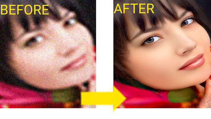 enhance, restore and upscale low quality images and photos