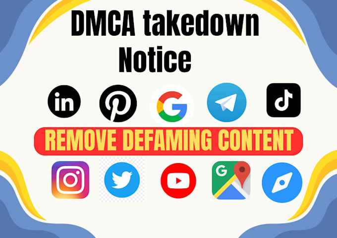remove unwanted, false, defaming bad content under dmca from google