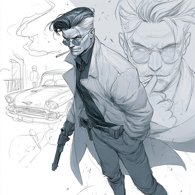 illustrate comic book illustration character design illustrate comic book illust