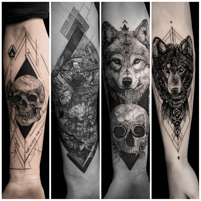draw custom tattoo designs