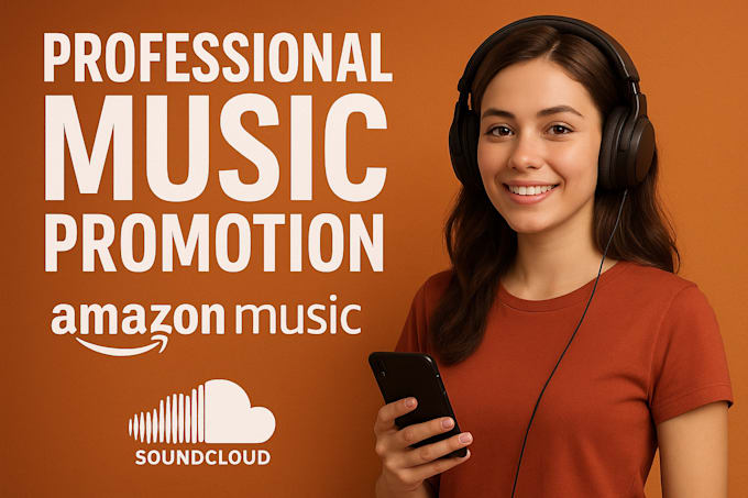 handle professional music promotion on amazon and soundcloud