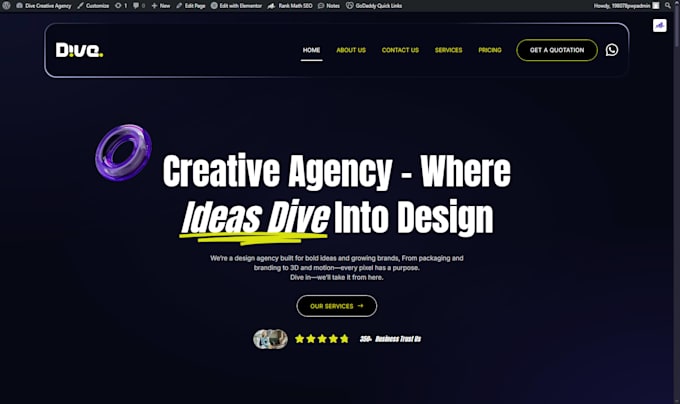 be your advance modern wordpress website developer