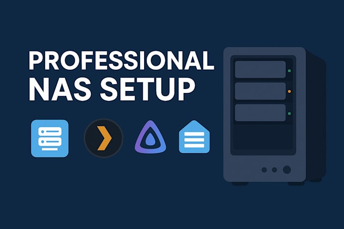 setup nas server with plex, jellyfin and full arr suite