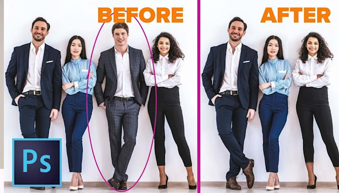 remove people from photos professionally in photoshop