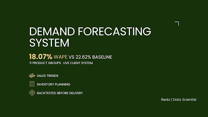 build an ai demand forecasting agent for inventory and sales planning
