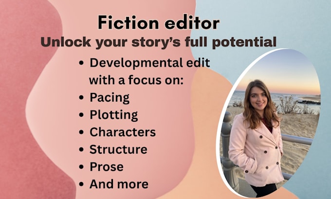do a developmental edit of your fiction book
