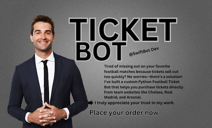 Develop uefa bot, fifa bot, premier league club bot and booking bot for ...