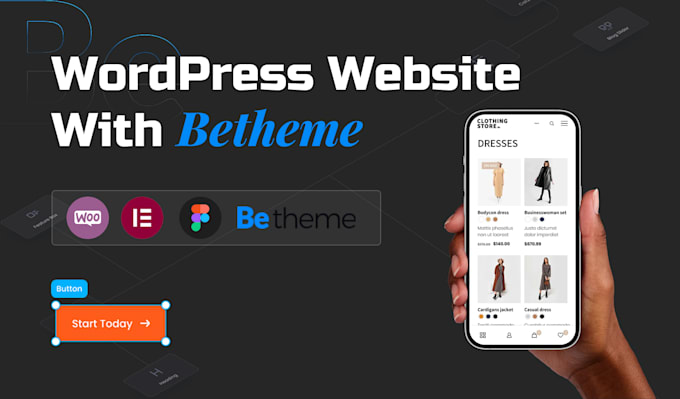 create responsive wordpress website with betheme and bebuilder
