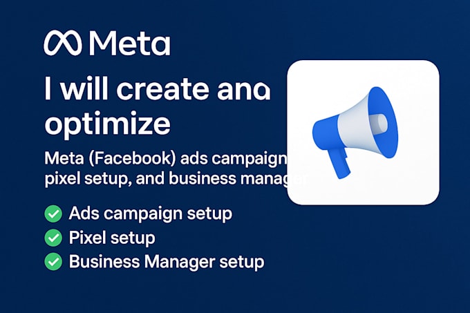 Create and optimize meta facebook ads campaign pixel setup and business ...
