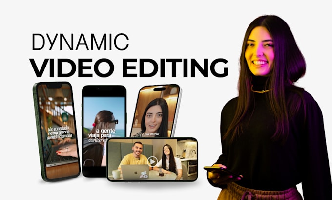 Edit short videos reels and tiktok with dynamic captions by Jaifariass ...