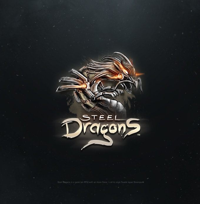 make a fantasy illustration logo