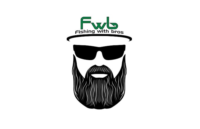 design retro fishing apparel logo