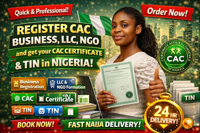 register cac business, llc, ngo and get your cac certificate and tin in nigeria