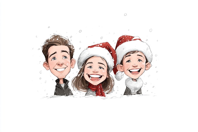 christmas book illustration, christmas children book