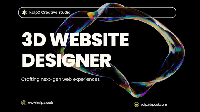 design a 3d interactive website for the premium experience