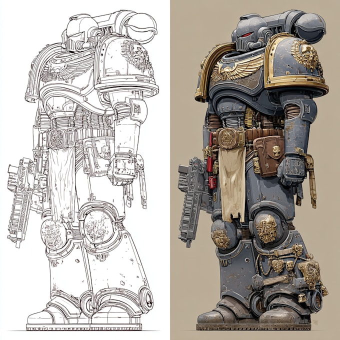 create a warhammer 40k character from your imagination