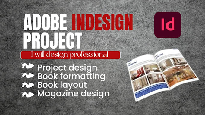 Design, format adobe indesign projects, indesign book formatting ...