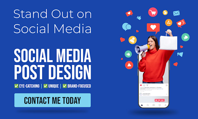 create attractive fb insta post design